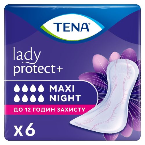 Прокладки урологические Tena (Тeна) Lady Maxi Night №6 в городе Вышгород : цены, характеристики.  - фото №1 Прокладки урологические Tena (Тeна) Lady Maxi Night №6 в городе Вышгород : цены, характеристики.