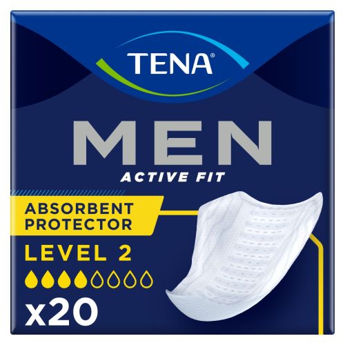 Прокладки урологические мужские Tena for Men-2 №20 ADD - фото №1 Прокладки урологические мужские Tena for Men-2 №20 ADD