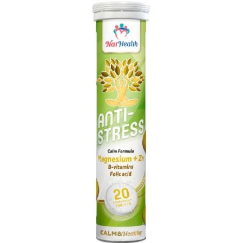 NatHealth (НатХелс) Антистрес таблетки шипучі №20 купити - фото №1 NatHealth (НатХелс) Антистрес таблетки шипучі №20 купити