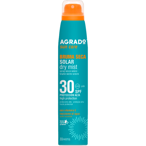 Спрей Agrado (Аградо) солнцезащитный SPF30, 200 мл в городе Рахов : цены, характеристики.  - фото №1 Спрей Agrado (Аградо) солнцезащитный SPF30, 200 мл в городе Рахов : цены, характеристики.