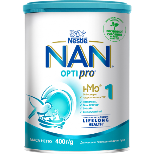 Суміш молочна Nestle NAN OptiPro 1, від народження, 400 г недорого - фото №1 Суміш молочна Nestle NAN OptiPro 1, від народження, 400 г недорого