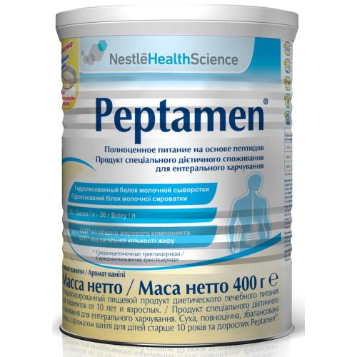 Суміш суха Nestle Peptamen 400 г ціна - фото №1 Суміш суха Nestle Peptamen 400 г ціна