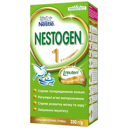 Суміш молочна Nestle Nestogen-1 (від народження) 350 г в місті Глобине : ціни, характеристика.  - фото №1 Суміш молочна Nestle Nestogen-1 (від народження) 350 г в місті Глобине : ціни, характеристика.