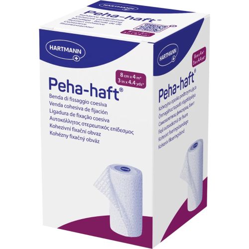 Бинт когезивний Peha-haft фіксуючий 8 см х 4 м недорого - фото №1 Бинт когезивний Peha-haft фіксуючий 8 см х 4 м недорого