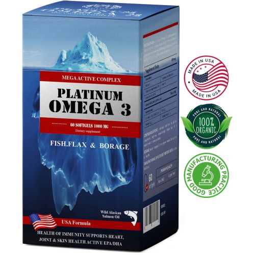 Омега (Omega) 3 Платинум капсули №60 в інтернет-аптеці - фото №1 Омега (Omega) 3 Платинум капсули №60 в інтернет-аптеці