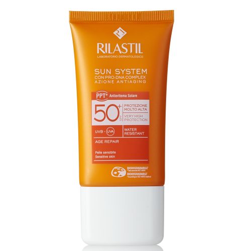 Крем Rilastil (Риластил) антивозрастной солнцезащитный для лица с SPF 50 40 мл в городе Вышгород : цены, характеристики.  - фото №1 Крем Rilastil (Риластил) антивозрастной солнцезащитный для лица с SPF 50 40 мл в городе Вышгород : цены, характеристики.