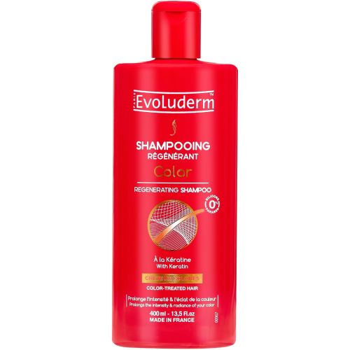 Шампунь Evoluderm (Эволюдерм) для окрашенных волос восстанавливающий 400 мл в городе Первомайск : цены, характеристики.  - фото №1 Шампунь Evoluderm (Эволюдерм) для окрашенных волос восстанавливающий 400 мл в городе Первомайск : цены, характеристики.