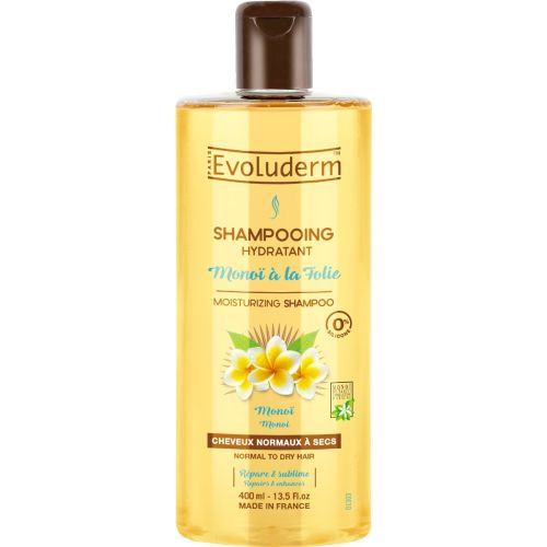 Шампунь Evoluderm (Еволюдерм) зволожуючий для нормального та сухого волосся 400 мл в місті Вишгород : ціни, характеристика.  - фото №1 Шампунь Evoluderm (Еволюдерм) зволожуючий для нормального та сухого волосся 400 мл в місті Вишгород : ціни, характеристика.