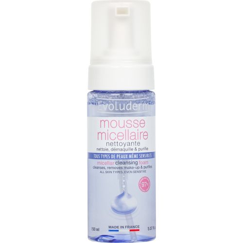 Пінка Evoluderm (Еволюдерм) міцелярна для очищення обличчя для всіх типів шкіри 150 мл в місті Львів : ціни, характеристика.  - фото №1 Пінка Evoluderm (Еволюдерм) міцелярна для очищення обличчя для всіх типів шкіри 150 мл в місті Львів : ціни, характеристика.