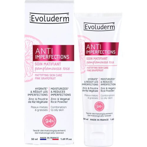 Крем Evoluderm (Еволюдерм) для комбінованої та жирної шкіри обличчя очищуючий з екстрактом рожевого грейпфрута проти недосконалостей 50 мл в місті Софіївка : ціни, характеристика.  - фото №1 Крем Evoluderm (Еволюдерм) для комбінованої та жирної шкіри обличчя очищуючий з екстрактом рожевого грейпфрута проти недосконалостей 50 мл в місті Софіївка : ціни, характеристика.