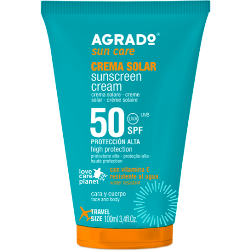 Крем Agrado (Аградо) солнцезащитный SPF50 в тубе 100 мл в городе Первомайск : цены, характеристики.  - фото №1 Крем Agrado (Аградо) солнцезащитный SPF50 в тубе 100 мл в городе Первомайск : цены, характеристики.