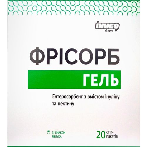 Фрисорб гель по 23 г яблоко стики №20 в Украине - фото №1 Фрисорб гель по 23 г яблоко стики №20 в Украине