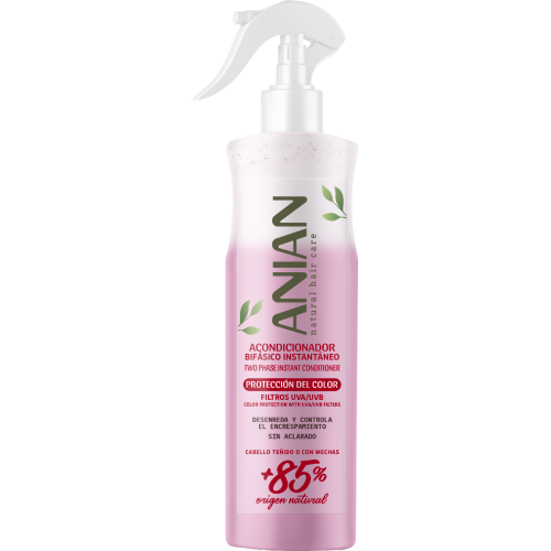 Кондиционер Anian (Аниан) для блондированных окрашенных волос двухфазный защитный 400 мл в городе Глобино : цены, характеристики.  - фото №1 Кондиционер Anian (Аниан) для блондированных окрашенных волос двухфазный защитный 400 мл в городе Глобино : цены, характеристики.