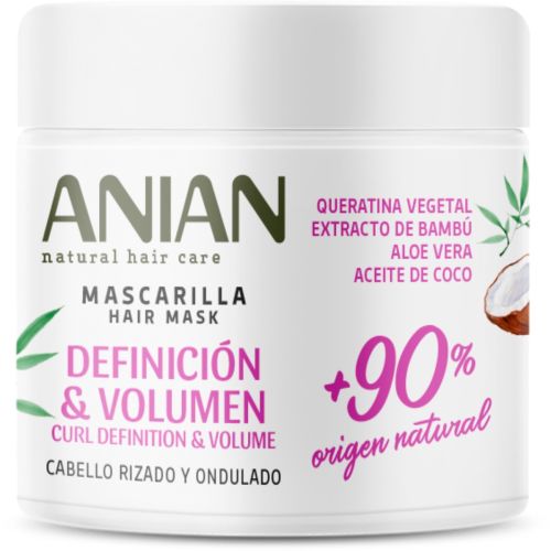 Маска Anian (Аніан) для кучерявого волосся з рослинним кератином 350 мл в місті Софіївка : ціни, характеристика.  - фото №1 Маска Anian (Аніан) для кучерявого волосся з рослинним кератином 350 мл в місті Софіївка : ціни, характеристика.