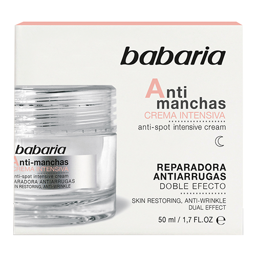 Крем Babaria (Бабария) интенсивный ночной от пигментных пятен 50 мл в городе Первомайск : цены, характеристики.  - фото №1 Крем Babaria (Бабария) интенсивный ночной от пигментных пятен 50 мл в городе Первомайск : цены, характеристики.