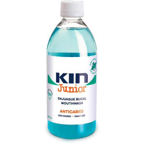 Ополіскувач Kin (Кін) Fluor Junior для ротової порожнини дитячий (6-12 років) м'ята 250 мл в місті Самбір : ціни, характеристика. - фото №1 Ополіскувач Kin (Кін) Fluor Junior для ротової порожнини дитячий (6-12 років) м'ята 250 мл в місті Самбір : ціни, характеристика.