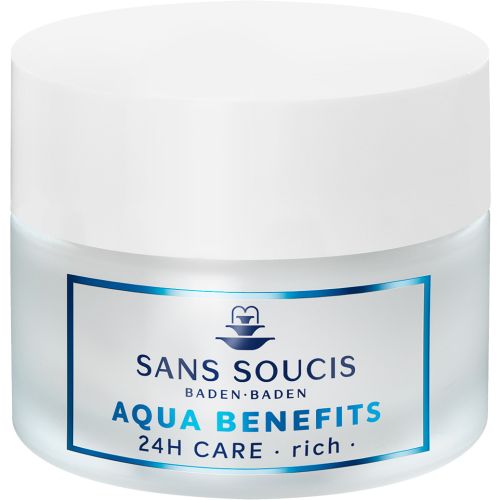 Догляд Sans Soucis (Сан Сусі) Aqua Benefits 24h зволоження для сухої шкіри насичений 50 мл в місті Софіївка : ціни, характеристика.  - фото №1 Догляд Sans Soucis (Сан Сусі) Aqua Benefits 24h зволоження для сухої шкіри насичений 50 мл в місті Софіївка : ціни, характеристика.
