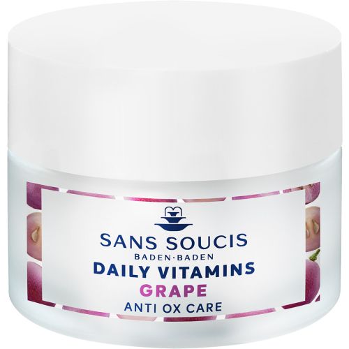 Догляд Sans Soucis (Сан Сусі) Daily Vitamins антиоксидантний Виноград для зрілої шкіри 50 мл в місті Софіївка : ціни, характеристика.  - фото №1 Догляд Sans Soucis (Сан Сусі) Daily Vitamins антиоксидантний Виноград для зрілої шкіри 50 мл в місті Софіївка : ціни, характеристика.