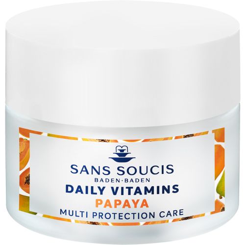 Догляд Sans Soucis (Сан Сусі) Daily Vitamins мультизахисний Папайя для нормальної та сухої шкіри 50 мл в місті Софіївка : ціни, характеристика.  - фото №1 Догляд Sans Soucis (Сан Сусі) Daily Vitamins мультизахисний Папайя для нормальної та сухої шкіри 50 мл в місті Софіївка : ціни, характеристика.