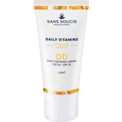 Крем Sans Soucis (Сан Суси) Daily Vitamins DD защитный светлый SPF25 Абрикос 30 мл в городе Вышгород : цены, характеристики.  - фото №1 Крем Sans Soucis (Сан Суси) Daily Vitamins DD защитный светлый SPF25 Абрикос 30 мл в городе Вышгород : цены, характеристики.