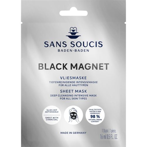 Маска Sans Soucis (Сан Сусі) тканинна Black Magnet очищувальна 16 мл в місті Софіївка : ціни, характеристика.  - фото №1 Маска Sans Soucis (Сан Сусі) тканинна Black Magnet очищувальна 16 мл в місті Софіївка : ціни, характеристика.