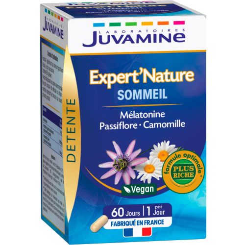 Juvamine (Жувамин) Expert Nature Сон, мелатонин + пассифлора + ромашка капсулы №60 в городе Софиевка : цены, характеристики.  - фото №1 Juvamine (Жувамин) Expert Nature Сон, мелатонин + пассифлора + ромашка капсулы №60 в городе Софиевка : цены, характеристики.