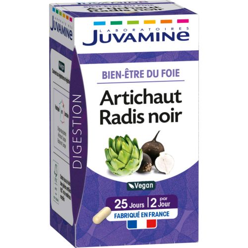 Juvamine (Жувамін) Артишок + чорна редька Здоров'я печінки капсули №50 в місті Софіївка : ціни, характеристика.  - фото №1 Juvamine (Жувамін) Артишок + чорна редька Здоров'я печінки капсули №50 в місті Софіївка : ціни, характеристика.