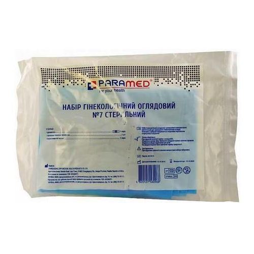 Набор Paramed гинекологический смотровой стерильный №7   в городе Канев : цены, характеристики.  - фото №1 Набор Paramed гинекологический смотровой стерильный №7   в городе Канев : цены, характеристики.