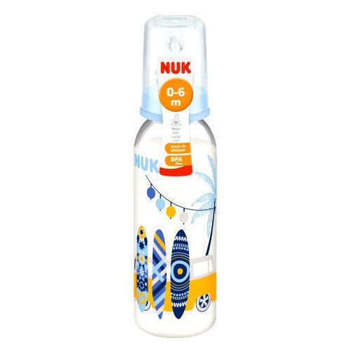 Пляшечка NUK Classic з поліпропілену з соскою з латексу розмір 1 240 мл  в місті Глобине : ціни, характеристика.  - фото №1 Пляшечка NUK Classic з поліпропілену з соскою з латексу розмір 1 240 мл  в місті Глобине : ціни, характеристика.