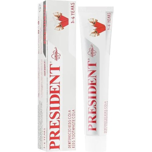 Зубна паста President Kids Cola (3-6 років) 50 мл ADD - фото №1 Зубна паста President Kids Cola (3-6 років) 50 мл ADD