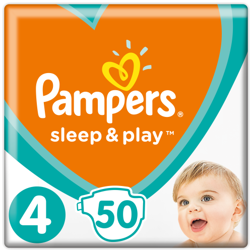 Підгузки Pampers Sleep&Play Maxi 4 (8-14 кг) 50 шт в місті Глобине : ціни, характеристика.  - фото №1 Підгузки Pampers Sleep&Play Maxi 4 (8-14 кг) 50 шт в місті Глобине : ціни, характеристика.