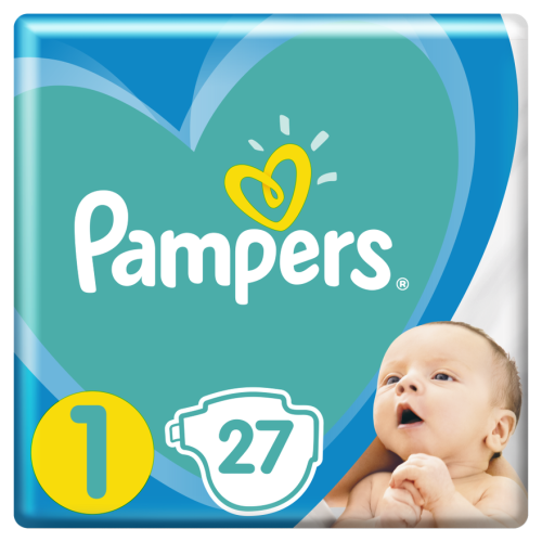 Підгузки Pampers baby born р.1 (2-5кг) 27 шт в місті Глобине : ціни, характеристика.  - фото №1 Підгузки Pampers baby born р.1 (2-5кг) 27 шт в місті Глобине : ціни, характеристика.