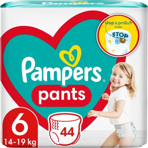 Підгузки-трусики Pampers Pants р.6 (14-19 кг), 44 шт. в аптеці - фото №1 Підгузки-трусики Pampers Pants р.6 (14-19 кг), 44 шт. в аптеці