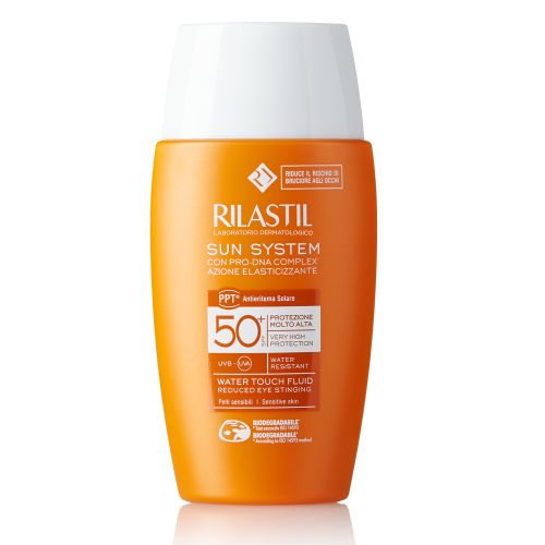 Флюид Rilastil (Риластил) солнцезащитный для лица на водной основе с SPF 50 50 мл в городе Харьков : цены, характеристики.  - фото №1 Флюид Rilastil (Риластил) солнцезащитный для лица на водной основе с SPF 50 50 мл в городе Харьков : цены, характеристики.