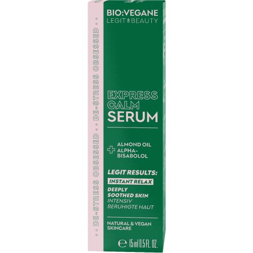 Сироватка Bio:Vegane (Біо Веган) для обличчя експрес заспокоєння 15 мл в місті Богородчани : ціни, характеристика.  - фото №1 Сироватка Bio:Vegane (Біо Веган) для обличчя експрес заспокоєння 15 мл в місті Богородчани : ціни, характеристика.