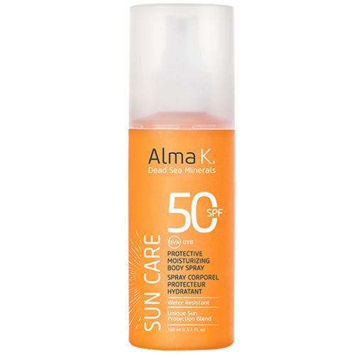 Спрей Alma K. (Алма К.) сонцезахисний для тіла зволожуючий SPF50 150 мл в місті Вишгород : ціни, характеристика.  - фото №1 Спрей Alma K. (Алма К.) сонцезахисний для тіла зволожуючий SPF50 150 мл в місті Вишгород : ціни, характеристика.