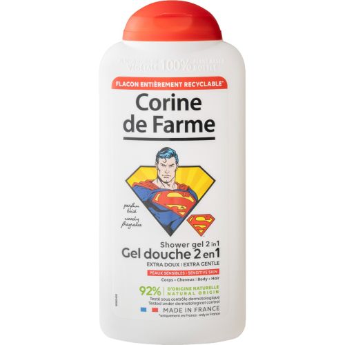 Гель Corine de Farme (Корін де Фарм) для душу Супермен серія Disney 300 мл  в місті Чернігів : ціни, характеристика.  - фото №1 Гель Corine de Farme (Корін де Фарм) для душу Супермен серія Disney 300 мл  в місті Чернігів : ціни, характеристика.