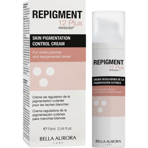 Крем Bella Aurora (Белла Аурора) Repigment 12 plus от белых пятен и депигментированных участков 75 мл в городе Первомайск : цены, характеристики.  - фото №1 Крем Bella Aurora (Белла Аурора) Repigment 12 plus от белых пятен и депигментированных участков 75 мл в городе Первомайск : цены, характеристики.