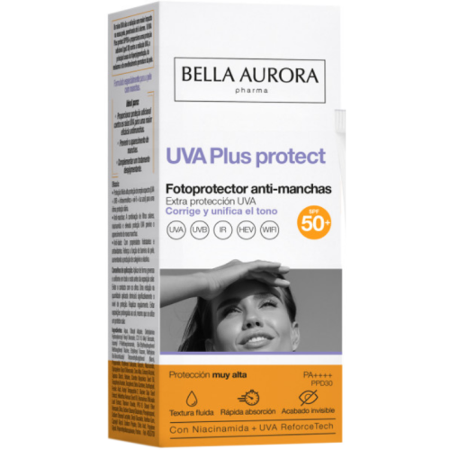 Флюїд Bella Aurora (Белла Аурора) сонцезахисний UVA Plus від пігментних плям SPF50+ 50 мл  в аптеці - фото №1 Флюїд Bella Aurora (Белла Аурора) сонцезахисний UVA Plus від пігментних плям SPF50+ 50 мл  в аптеці