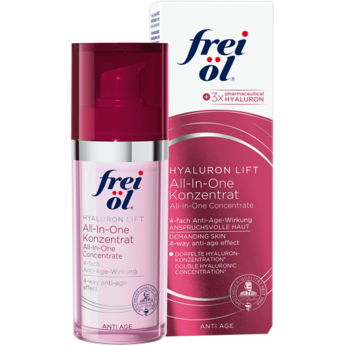 Концентрат Frei Ol (Фрай Ол) Hyaluron Lift антивозрастной для лица все в одном 30 мл в городе Одесса : цены, характеристики.  - фото №1 Концентрат Frei Ol (Фрай Ол) Hyaluron Lift антивозрастной для лица все в одном 30 мл в городе Одесса : цены, характеристики.