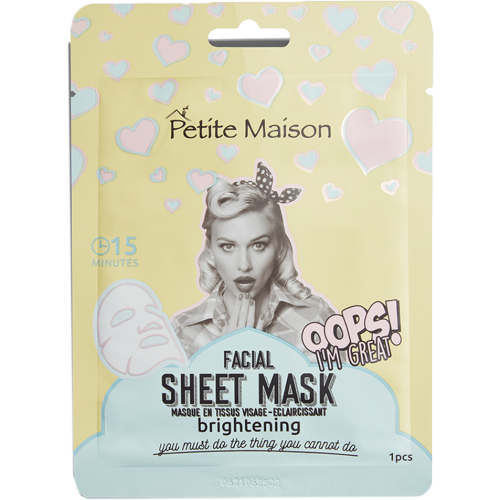 Маска Petite Maison (Петіт Мезон) для обличчя тканинна освітлююча 25 мл в місті Харків : ціни, характеристика.  - фото №1 Маска Petite Maison (Петіт Мезон) для обличчя тканинна освітлююча 25 мл в місті Харків : ціни, характеристика.