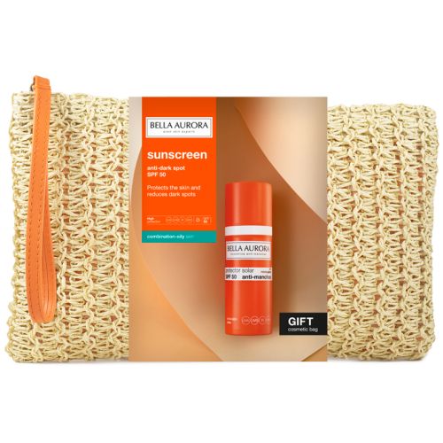 Набір Bella Aurora (Белла Аурора) (Гель-крем сонцезахисний від темних плям SPF50 для комбінованої, жирної шкіри 50 мл+косметичка) в місті Харків : ціни, характеристика.  - фото №1 Набір Bella Aurora (Белла Аурора) (Гель-крем сонцезахисний від темних плям SPF50 для комбінованої, жирної шкіри 50 мл+косметичка) в місті Харків : ціни, характеристика.