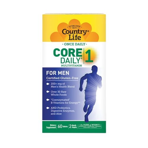 Country Life (Кантри лайф) Core Daily 1 мультивитамины для мужчин таблетки №60 в городе Канев : цены, характеристики.  - фото №1 Country Life (Кантри лайф) Core Daily 1 мультивитамины для мужчин таблетки №60 в городе Канев : цены, характеристики.