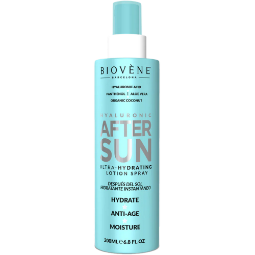 Лосьон-спрей Biovene (Биовен) для тела после загара увлажняющий с гиалуроновой кислотой 200 мл в городе Вышгород : цены, характеристики.  - фото №1 Лосьон-спрей Biovene (Биовен) для тела после загара увлажняющий с гиалуроновой кислотой 200 мл в городе Вышгород : цены, характеристики.