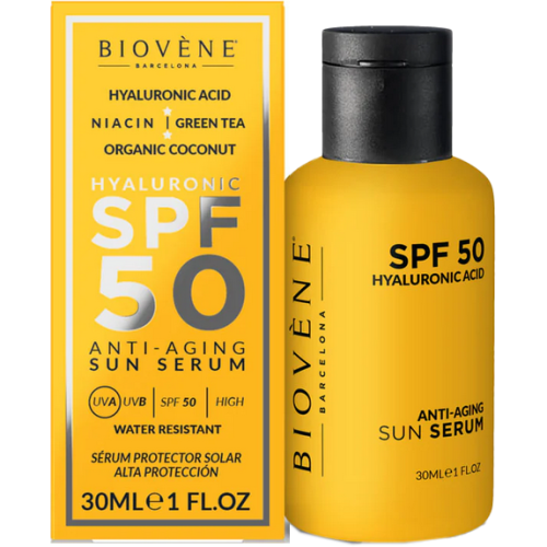 Сироватка Biovene (Біовен) для обличчя зволожуюча проти старіння з гіалуроновою кислотою SPF50 30 мл в місті Перещепине : ціни, характеристика.  - фото №1 Сироватка Biovene (Біовен) для обличчя зволожуюча проти старіння з гіалуроновою кислотою SPF50 30 мл в місті Перещепине : ціни, характеристика.