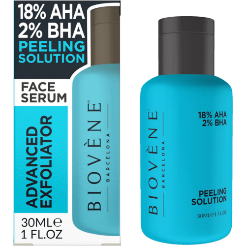 Сыворотка Biovene (Биовен) для лица отшелушивающая с кислотами AHA, BHA 30 мл в городе Рахов : цены, характеристики.  - фото №1 Сыворотка Biovene (Биовен) для лица отшелушивающая с кислотами AHA, BHA 30 мл в городе Рахов : цены, характеристики.