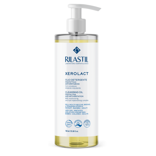 Олія Rilastil (Ріластіл) Xerolact очищуюча для шкіри обличчя і тіла схильної до атопії і подразненням 750 мл в місті Богородчани : ціни, характеристика.  - фото №1 Олія Rilastil (Ріластіл) Xerolact очищуюча для шкіри обличчя і тіла схильної до атопії і подразненням 750 мл в місті Богородчани : ціни, характеристика.