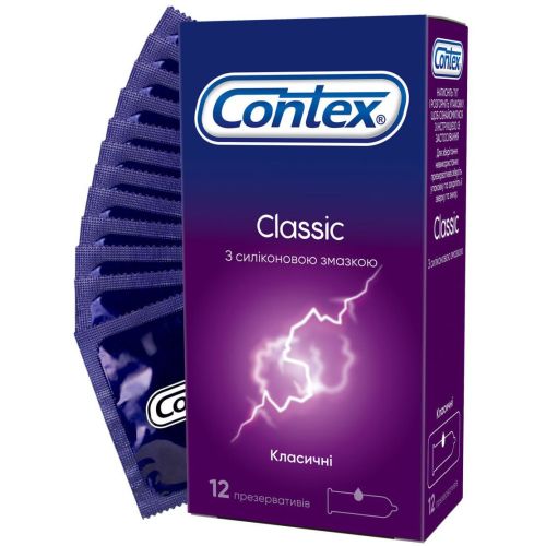 Презервативи Contex Classic класичні №12 замовити - фото №1 Презервативи Contex Classic класичні №12 замовити