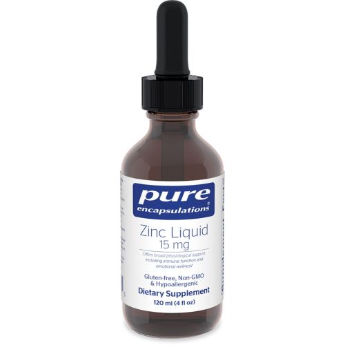 Pure Encapsulations Цинк рідкий 15 мг флакон 120 мл в місті Софіївка : ціни, характеристика.  - фото №1 Pure Encapsulations Цинк рідкий 15 мг флакон 120 мл в місті Софіївка : ціни, характеристика.