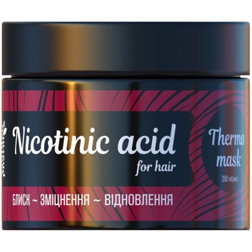 Термо-маска для волос Никотиновая кислота 250 мл в городе Рахов : цены, характеристики.  - фото №1 Термо-маска для волос Никотиновая кислота 250 мл в городе Рахов : цены, характеристики.